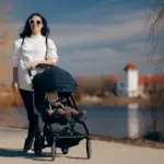 when can baby sit in stroller