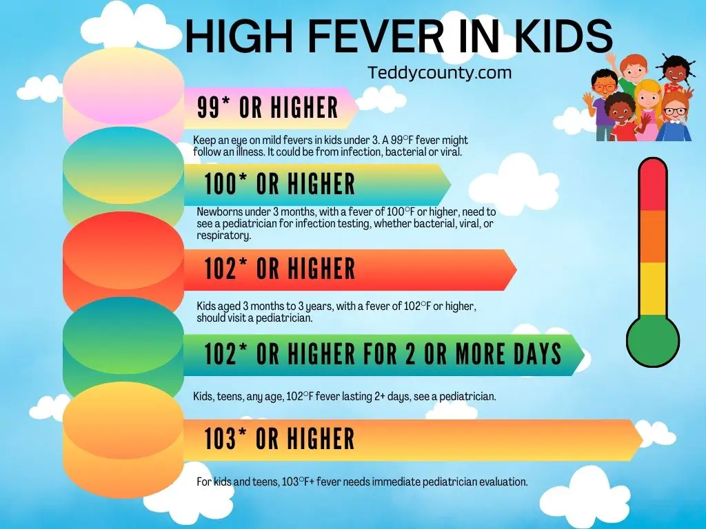 Symptoms of High Fever in Toddlers - TeddyCounty