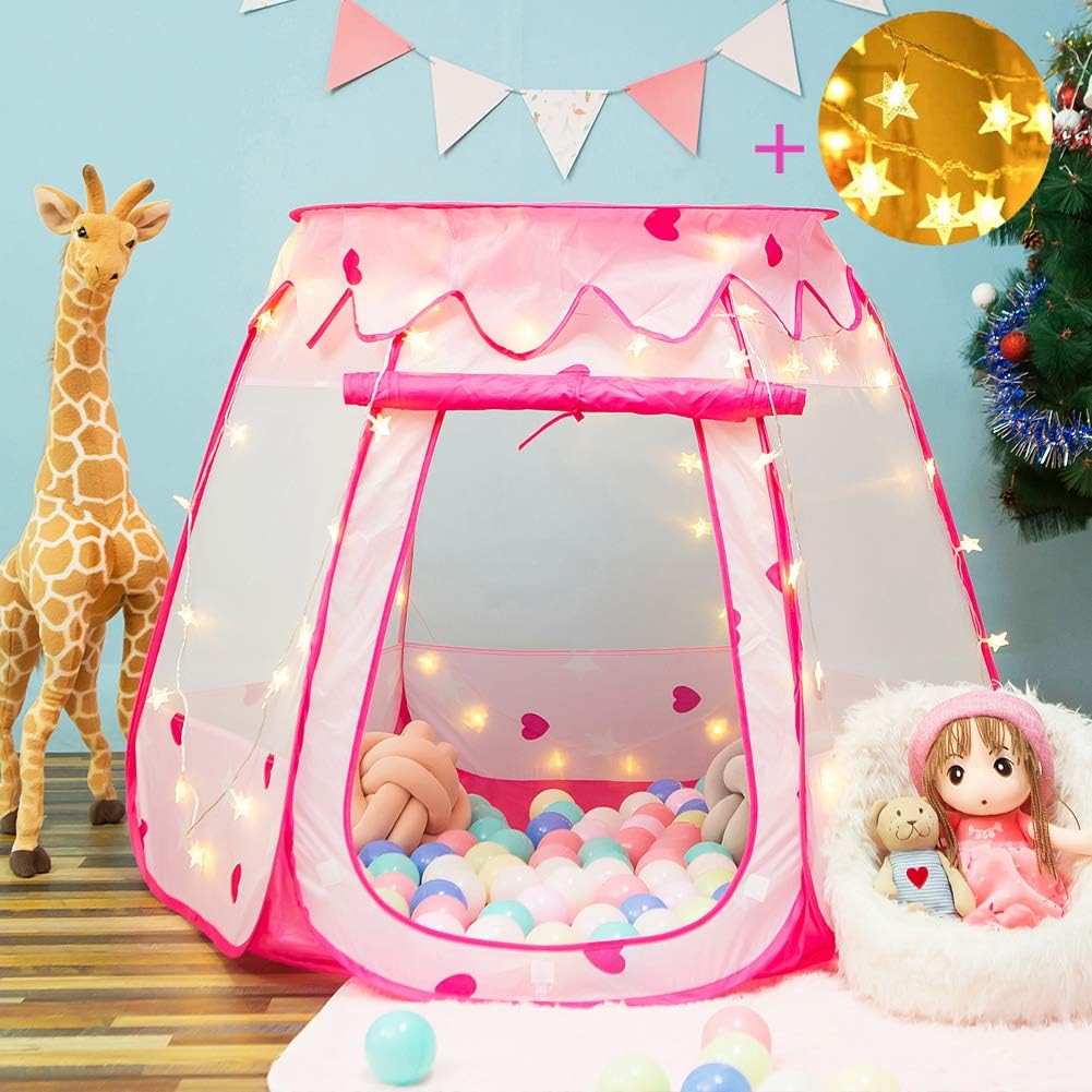 Crayline Pop Up Princess Tent with Star Light