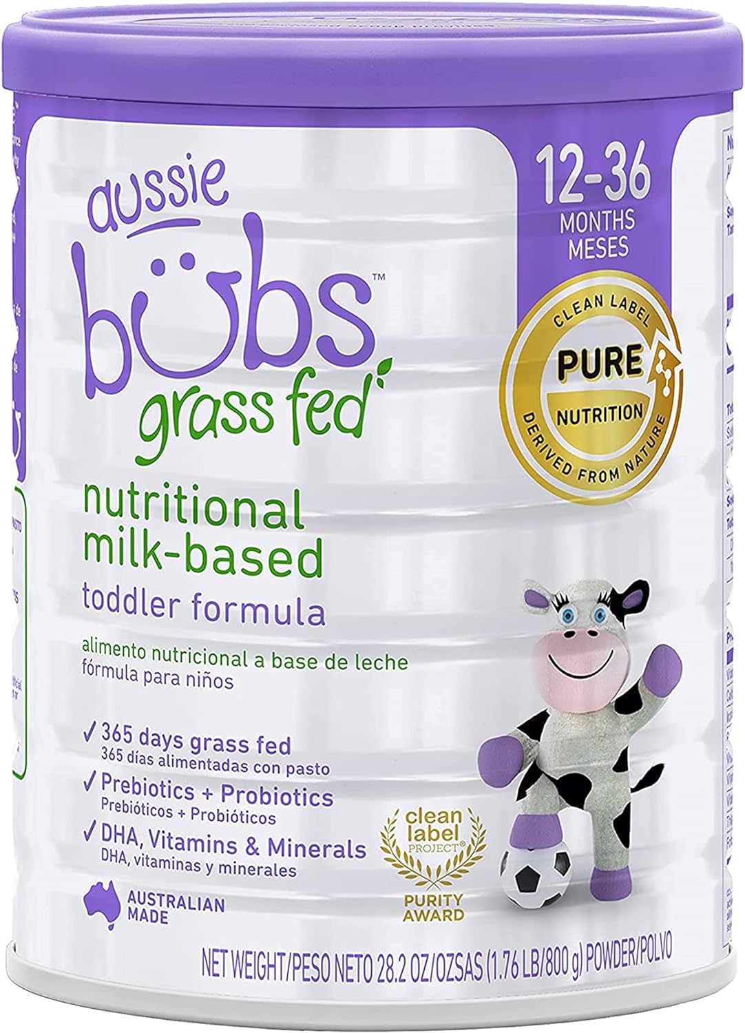Aussie Bubs Grass Fed Nutritional Milk-Based Toddler Formula